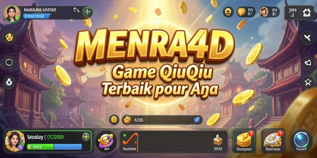 Tangkapan layar MENARA4D menampilkan aksi intens dalam permainan QiuQiu.