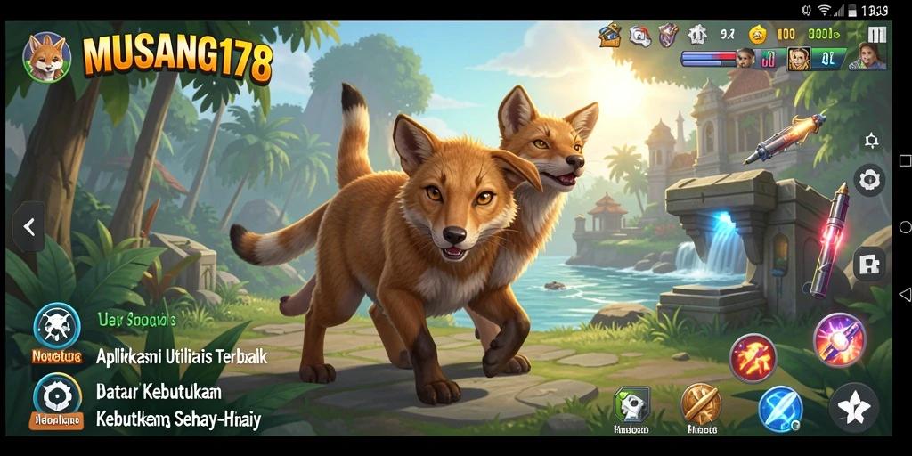 Screenshot utama MUSANG178 menampilkan antarmuka aplikasi Utility yang intuitif.
