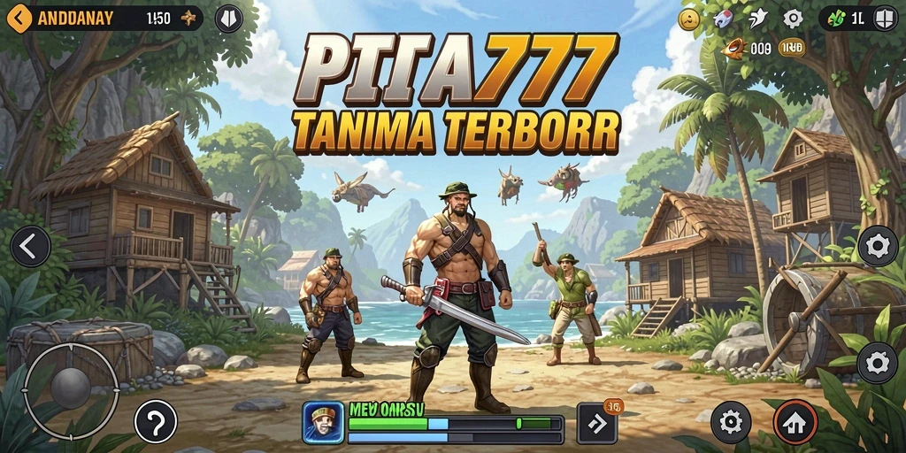 Tangkapan layar gameplay PT777 menampilkan eksplorasi dunia terbuka yang luas.