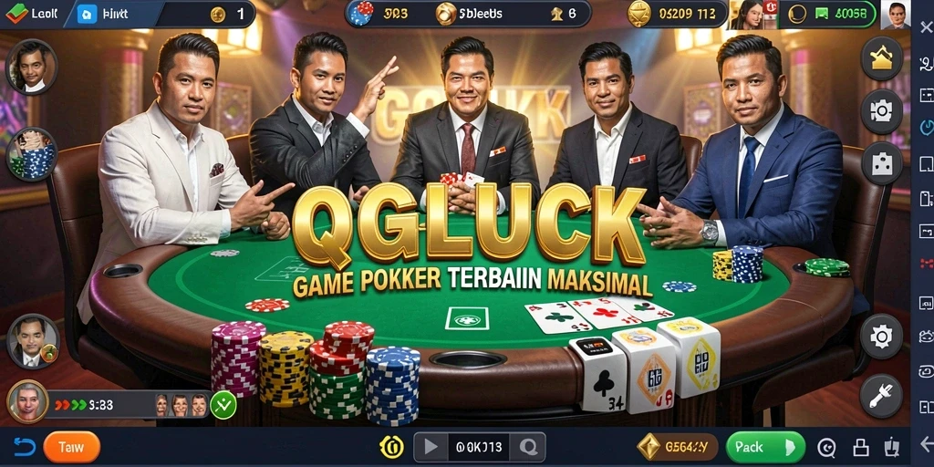 Tampilan menakjubkan gameplay Poker di QGLUCK