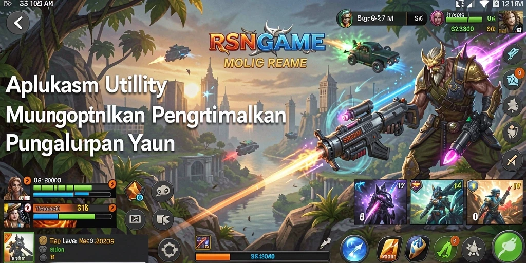 Tampilan antarmuka RSNGAME yang intuitif dan fungsional.