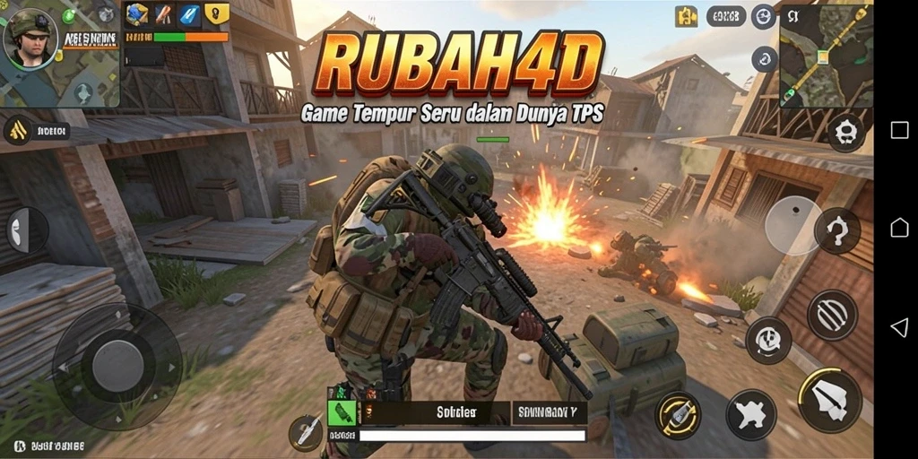 Screenshot menampilkan aksi seru dalam gameplay RUBAH4D.