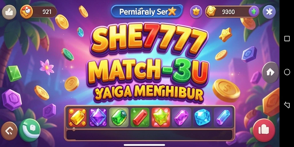 Tampilan menarik dari gameplay seru SHE777 yang mendebarkan.