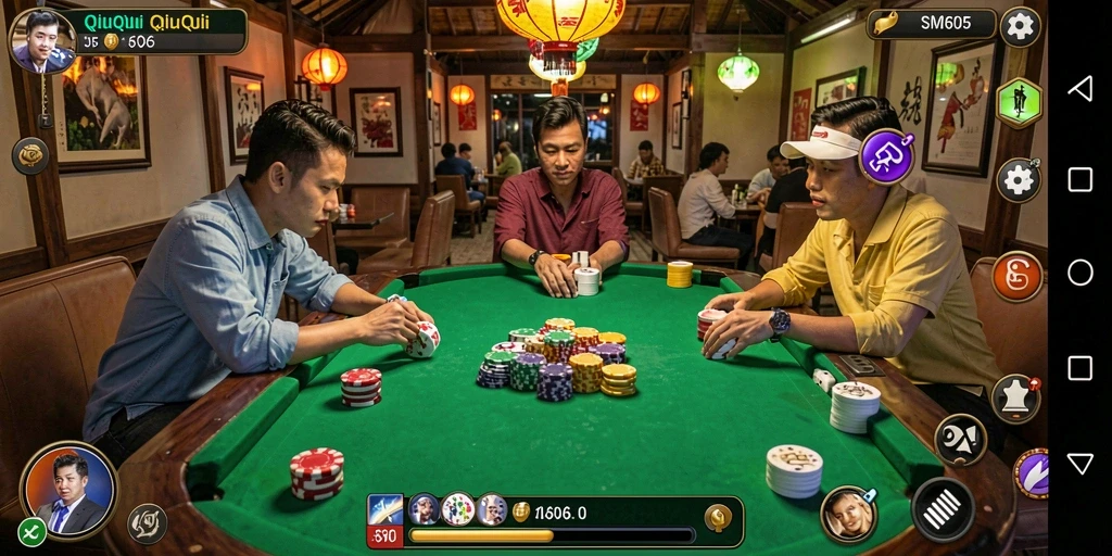 Tampilan gameplay SM605 yang menarik dan seru.