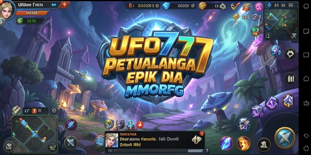Tampilan gameplay menarik dari UFO777 dalam dunia MMORPG.